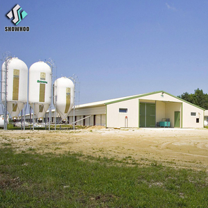 Cấu trúc gia cầm tự động thiết kế nhà tự động gia cầm trang trại đổ xây dựng prefab thép mới cung cấp chuồng gà 5 năm - Product Image 6