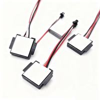 Sakelar Peredup Cermin Kamar Mandi Sensitivitas Tinggi Satu Tombol Sensor Sentuh Pintar Jangkauan 1-6mm Bahan ABS Indikator Putih Biru