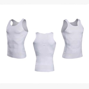 Camiseta Deportiva de Compresión sin Mangas para Hombre, Camiseta Moldeadora de Abdomen con Control de Abdomen - Product Image 1