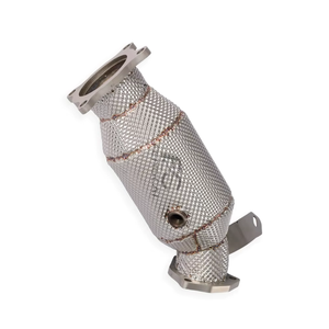 Tubo de Escape Aislado de Ajuste Directo, Tubo Frontal para Audi <span class=keywords><strong>A4</strong></span> A6 A7 Q5 2.0T B9.5 <span class=keywords><strong>2022</strong></span>+ SS304, Curvado con Mandril, Mejora para Carreras - Product Image 4