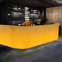 Luxe Illuminate Glow LED Bar Comptoir Restaurants Événements Jardins Maison Extérieur Extérieur Salon Bureau Banquets Gym Parcs