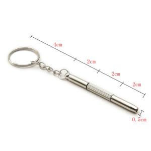 Destornillador 3 en 1 para teléfono, reloj, reparación de anteojos, Kit de destornillador con llavero, herramientas manuales portátiles, Estrella cruzada - Product Image 6