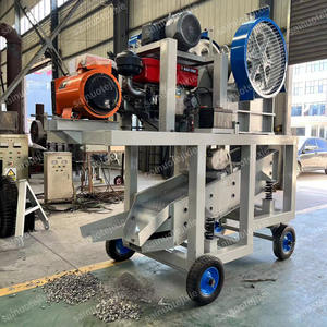 Kleine Bergbau maschinen Tragbarer Dieselmotor Steinbrecher Golderz zerkleinerung maschine Rock Jaw <span class=keywords><strong>Crusher</strong></span> - Product Image 4