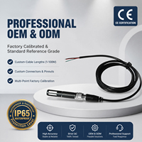 Transmetteur de température et d'humidité RS485 Modbus avec sonde en acier inoxydable 5V IP65, capteur numérique étanche pour CVC