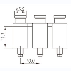 DSD Screw <b>Terminals</b> 3 Position 6mm Brass Tin Plated For Electrical Wiring - Product Image 4