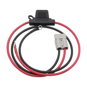 Amomd Awm 1015 Zonnekabel Pvc Isolatie 8awg Stranded Inline Maxi Blad Zekering Houder <span class=keywords><strong>50a</strong></span> M10 Terminal Ring Anderson Plug - Product Image 2