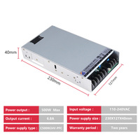de vidéosurveillance Intelligent 2500W 600W 500W 650 Watt 100 Amp 220V Ac à 12V 24V 36V 10A Dc alimentation à découpage