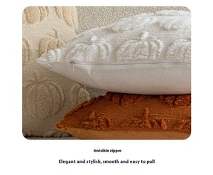 2025 mùa thu hiện đại thủ công đầu giường đệm phòng khách Sofa Gối trường hợp phòng ngủ Tạ Ơn ngày dệt kim chống bụi Mite - Product Image 4