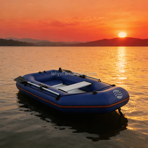 قارب نجاة قابل للنفخ خفيف الوزن ومتين بمقعد واحد، قارب إنقاذ للطوارئ قابل للطي ومتين، مصنوع من مادة PVC، مناسب للانجراف والاستقرار. - Product Image 3