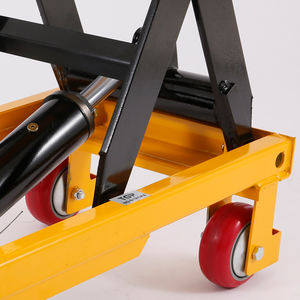 1 Ton Dubbele Tafel Mini Schaarlift Handmatige Schaarlift <span class=keywords><strong>Trolley</strong></span> Draagbare Lifter Ptd1000 Elektrische <span class=keywords><strong>Lift</strong></span> Platform - Product Image 5