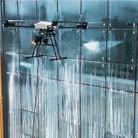 Drone de nettoyage à haute pression 4000 psi en fibre de carbone et aluminium aéronautique, à angle réglable, pour vitres et murs, idéal pour la peinture - Meilleures ventes