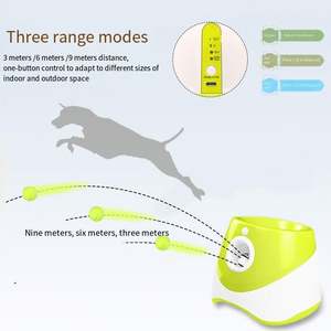 All'ingrosso di lusso eco-friendly all'aperto cane automatico lanciatore palla da Tennis in plastica per cani giocattoli di addestramento interattivo - Product Image 3