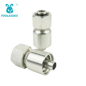 20511-TRW Raccord hydraulique série lourde femelle zingué avec adaptateur de connexion de tube de tuyau de joint torique d'écrou serti - Product Image 2