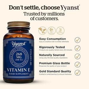 Vitamina E de alta calidad, fácil consumo y apoyo inmunológico en cápsulas blandas. - Product Image 5