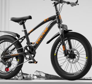 Vélo de montagne 16 pouces pour garçons et filles de 6 à 15 ans, cadre léger en acier au carbone, fourche à suspension, freins à double disque, magnésium - Product Image 5