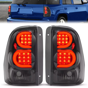ไฟท้าย LED แบบรมดำ สำหรับรถเชฟโรเลต เทรลเบลเซอร์ ปี 2002-2009 - Product Image 1