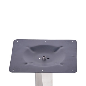 Heavy Duty vuông đá cẩm thạch thủy tinh công nghiệp đồ nội thất cơ sở nhà hàng cà phê kim loại Tulip Crank ăn uống thép không gỉ bảng cơ sở - Product Image 3