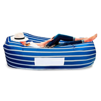 Accessoires gonflables de chaise de plage de chaise longue, canapé gonflable d'hamac de sofa d'air pour le camping d'arrière-cour au bord du lac