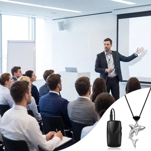 Micrófono de Solapa Portátil con Cable, Diseño Ligero, Alta Sensibilidad, Omnidireccional, para Enseñanza - Product Image 1