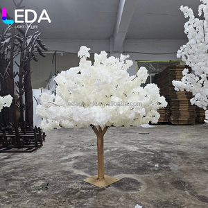 ต้นซากุระประดิษฐ์ LEDA ทนทาน ต้นเชอร์รี่บลอสซัมดอกสีขาว ต้นซากุระผ้าไหมสำหรับตกแต่งงานแต่งงาน - Product Image 2