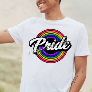 Sublimación Listo para presionar <span class=keywords><strong>Pride</strong></span> Transferencia de calor Rainbow <span class=keywords><strong>Pride</strong></span> DTF Transferencia directa a película Múltiples tamaños disponibles - Product Image 5