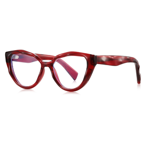 Montures de lunettes papillon TR90 pour femme, design de marque, grandes montures ondulées, pour <span class=keywords><strong>myopie</strong></span>, optiques - Product Image 3