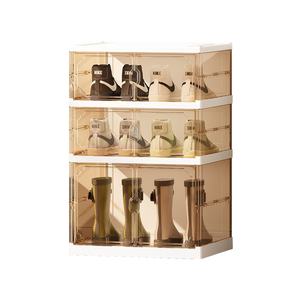 <span class=keywords><strong>Scarpiera</strong></span> Magnetica Trasparente Grande Senza Installazione, Spessa, Multistrato, Pieghevole, Mobile, Lusso Leggero - Product Image 5