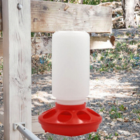 Abreuvoir en plastique multi-tailles pour volailles, seau suspendu pour l'alimentation et l'abreuvement des poulets, équipement d'élevage avicole pour la ferme et le jardin