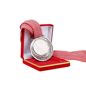 بيع بالجملة جوائز فارغة متعددة المعادن الفن الرياضة شعار مخصص ميداليات رياضية مع مربع - Product Image 1