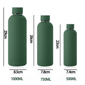 Bottiglie di acqua potabile di alta qualità da viaggio Sport Tumbler tazze 500ML in acciaio inox bottiglie di acqua con coperchio - Product Image 3