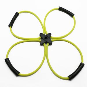 Multi funzionale doppio Cross Pull a 8 cifre per la casa Yoga Fitness Unisex <span class=keywords><strong>fascia</strong></span> <span class=keywords><strong>elastica</strong></span> resistenza corda X yoga petto espandere - Product Image 4