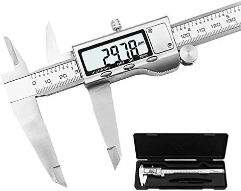 Digital Vernier Caliper 200mm/8 Inch Stainless Steel Electronic Caliper Inch/Metric Conversion Measuring Tool