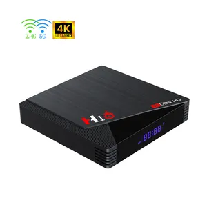 من المصنع بسعر الجملة شبكة مخصصة H10 رباعي النواة AIIwinner H616 Android10.0 2/4GB Ram 16/32/64GB Rom Set Top Box