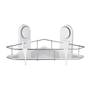 Customized <strong>Bathroom</strong> Wall-Mounted Shampoo Bottle Holder Plastic <strong>Corner</strong> Shower <strong>Caddy</strong> with Hooks Hotel Living Room Kitchen Use - Product Image 1