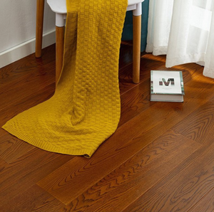 Plancher <span class=keywords><strong>stratifié</strong></span> en bois massif de chêne européen à grain de bois <span class=keywords><strong>clair</strong></span>, à trois couches, en bois d'ingénierie, pour intérieur - Product Image 3