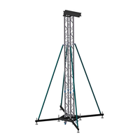 Torre de Elevación de Aluminio para Line Array, Estructura de Elevación Resistente para Altavoces Line Array