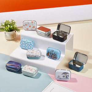 Una caja <span class=keywords><strong>de</strong></span> metal pequeña compacta y elegante para el escritorio <span class=keywords><strong>de</strong></span> la Oficina, que puede contener decoraciones o dulces, caja <span class=keywords><strong>de</strong></span> perfume <span class=keywords><strong>de</strong></span> viaje. - Product Image 3