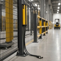 Rideau lumineux de sécurité SMT CE TUV pour la protection des doigts et des mains, rideaux lumineux de sécurité pour machines de presse, automatisation d'usine