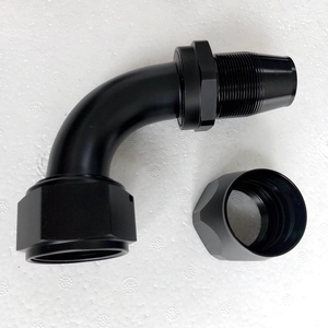 AN3 AN4 anan8 10 12 özel alüminyum eloksal parlak siyah döküm 90 derece AN16 itme-kilit itme-modifiye araba için bir uydurma - Product Image 5