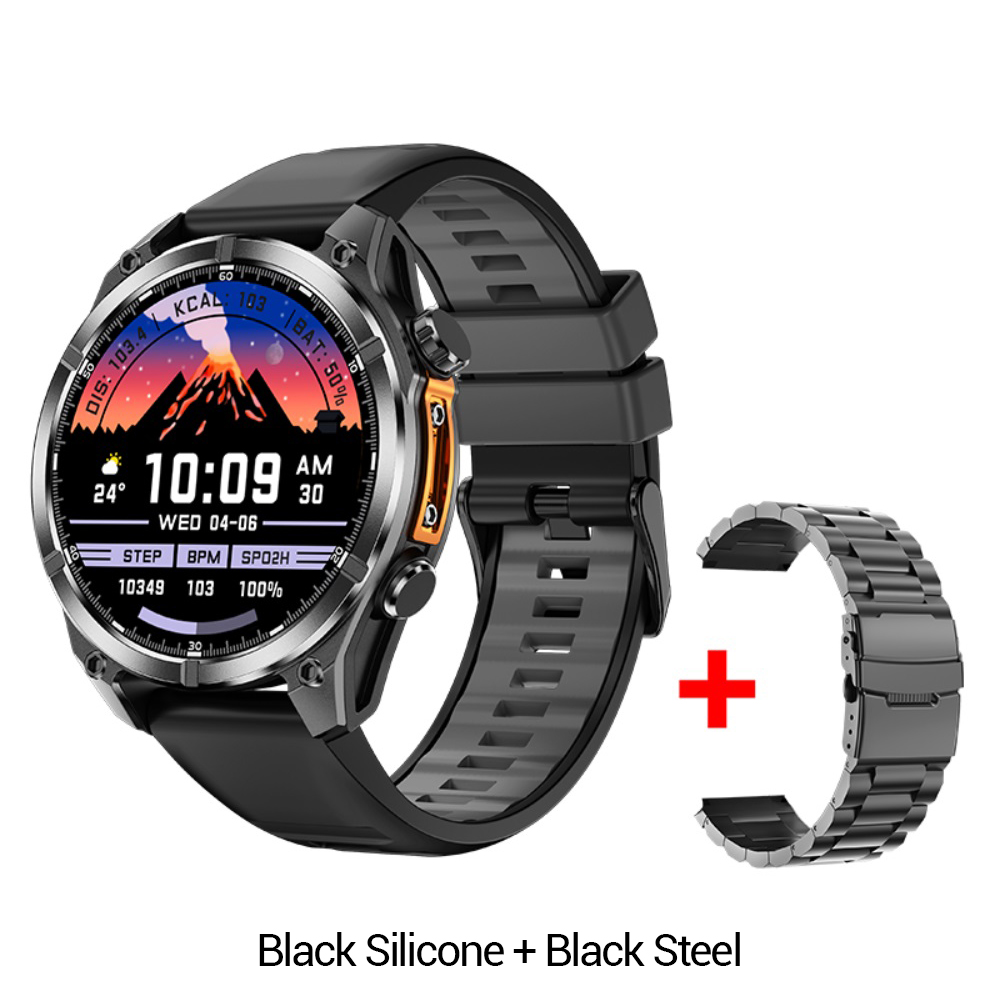 Silicone noir + acier noir