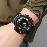 YS2222 Montre de sport numérique unique pour hommes Bracelet étanche de 50m avec mouvement à quartz de style simple Série 2222 du fabricant