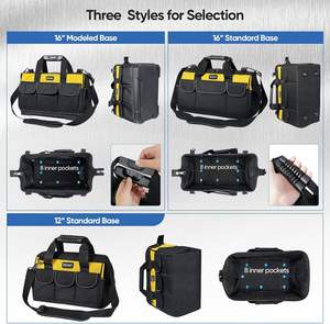 Bolsa organizadora de herramientas superior con 21 bolsillos, resistente, precio de fábrica, muestra gratis para electricistas de China - Product Image 2