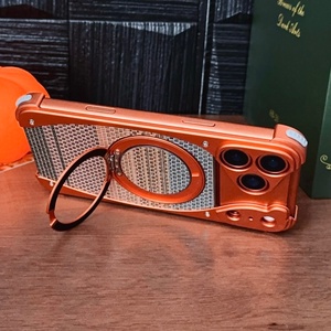 Custodia magnetica con struttura in seta dorata in metallo senza telaio per 360 per <span class=keywords><strong>iPhone</strong></span> 17 <span class=keywords><strong>Pro</strong></span> <span class=keywords><strong>Max</strong></span> / 17 <span class=keywords><strong>Pro</strong></span> copertura di ricarica Wireless - Product Image 3