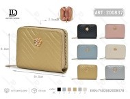 Women's Mini Coin <b>Purse</b> <b>Small</b> Size Zipper Closure Microfiber Synthetic Leather Wallet For Coins - Product Image 1