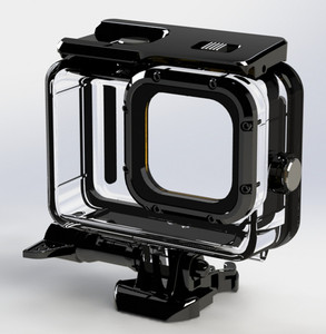 Venta caliente 50M Estuche DE BUCEO impermeable para Gopros Heros 12/<span class=keywords><strong>11</strong></span>/10/9 Negro, con puerta trasera táctil - Product Image 2