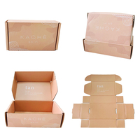 Boîte en carton ondulé entièrement recyclée, impression offset 4 couleurs CMYK, laminage mat, gaufrage, taille personnalisée, boîte d'expédition