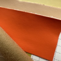Tissu en similicuir brossé extensible de qualité supérieure en PU pour vestes, robes et costumes pour femmes – Prêt à l'emploi
