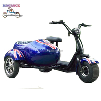 MoooRock Scooter Électrique Professionnel de Haute Qualité City Coco, Stock Brésil, Moto Électrique Adulte, E-Bike Longue Portée