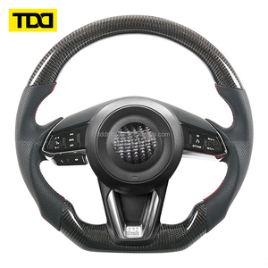 Volante de Fibra de Carbono Real TDD Compatible con Mazda 3, Mazda 6, RX-7, CX-4, CX-5, CX5, RX7, Axela, Atenza, RX8 - Product Image 1