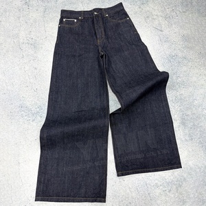 Jean Manufacturer Custom High Waist Wide Leg Japanese Salvage Raw Selvedge <strong>Bootcut</strong> Baggy Jean <strong>Trouser</strong> Flared Denim Pant for <strong>Men</strong> - Product Image 3